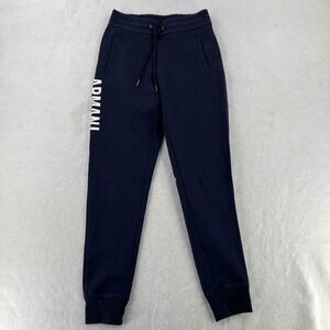 Armani Exchange Jogger Pants Men's Navy Blue Sweatpants Logo Size Small